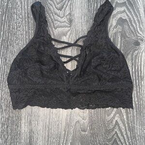 PINK Victoria's Secret Black Lace Bralette
